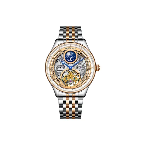 FAIRWHALE Механические Мужские Часы 40mm*40mm*11mm Золото