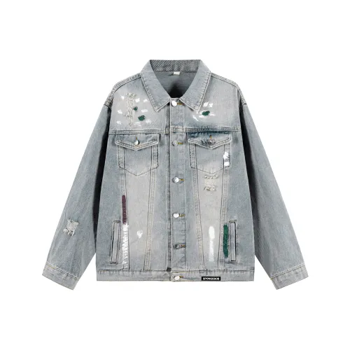 NBNO Синий Унисекс Джинсовые куртки