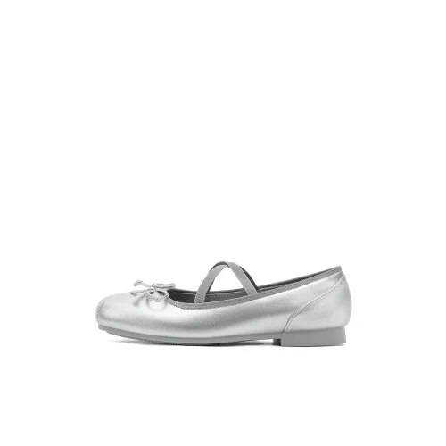 Staccato Износостойкие Дышащие Низкие Кожаные Туфли для Малышей