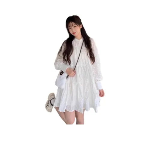 The Temptation Of The Muse Длинное платье с длинными рукавами женское