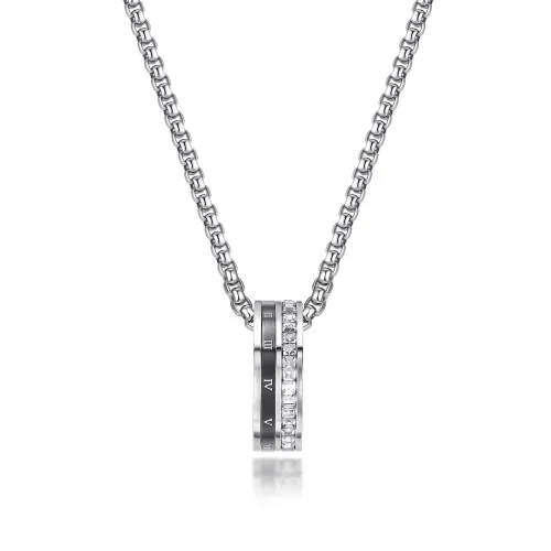 FAIRWHALE Титановые стальные ожерелья унисекс