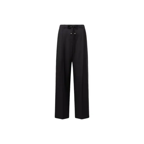 Moncler Шерсть Gabardine Tailored Trousers Casual Pants Women's
