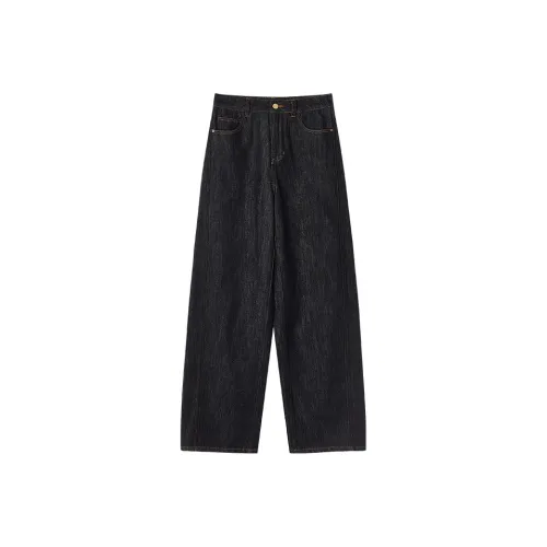 XIANGYING Темно-синие женские джинсы