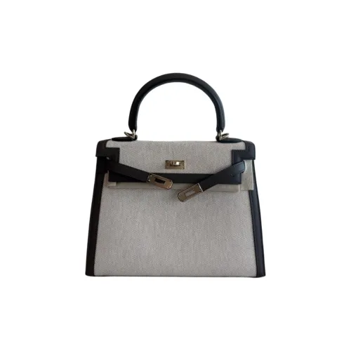 HERMES Kelly Canvas Сумка Kelly Сумка через плечо Сумка Женская Bark Цвет