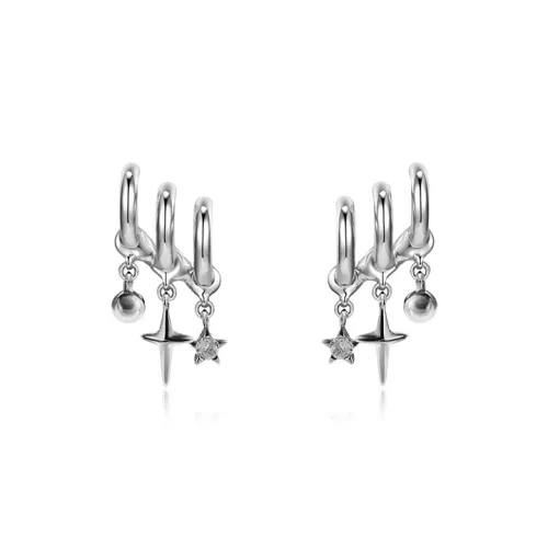 Inkopper Сплав Нижняя заколка On Серьги Женские