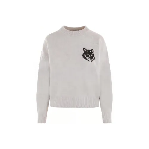 Maison Kitsune Серые Женские Свитера