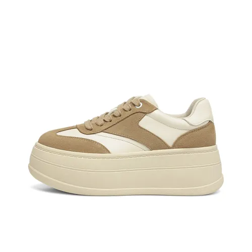 Rosa Bianca Легкие Увеличивающие Высоту Низкие Кроссовки для Скейтбординга Женские