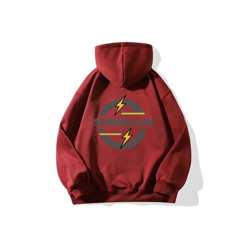 SNEIKLAU Red Unisex Свитшоты