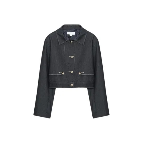 ZARA Индиго Женские Джинсовые Куртки