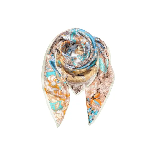 MH Шарфы из шелка тутового дерева Унисекс