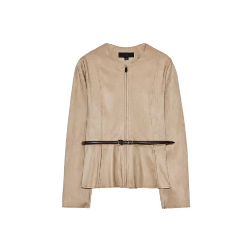 ZARA Коричневые Женские Куртки