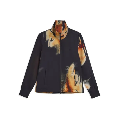 Y 3 FW25 Куртки и пальто Женские Черный с принтом