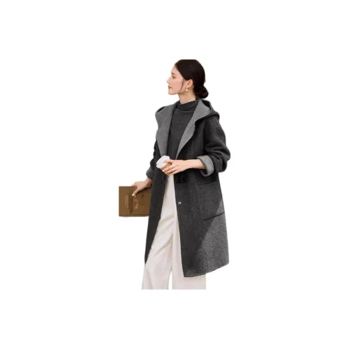 XWI Серый Женский Пальто