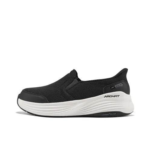 Skechers Износостойкая Поддерживающая Легкая Обувь для Ходьбы Женская Черная