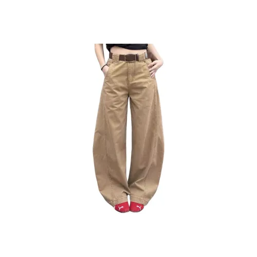 ZVJH Khaki Женские Джинсы