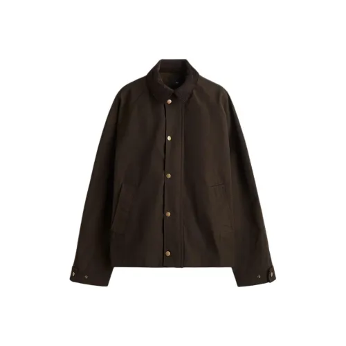 H M Темно-зеленые мужские куртки