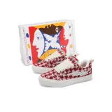 Красный, узор "гусиная лапка"