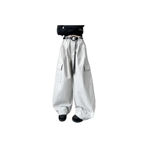 MY LITTLE PONY Женский Осенний Стильный Однотонный Большой карман Повседневный Scissor Широкие брюки