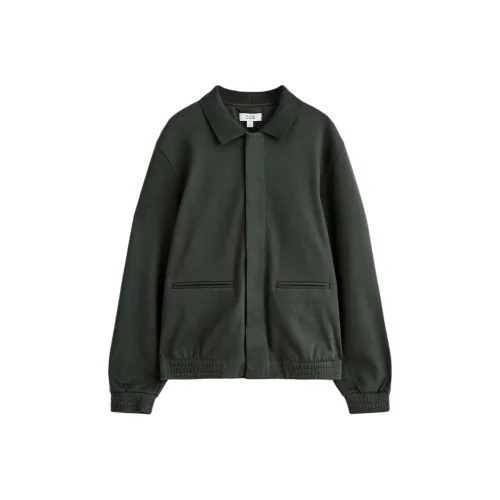 COS Темно-зеленый Мужской Куртки