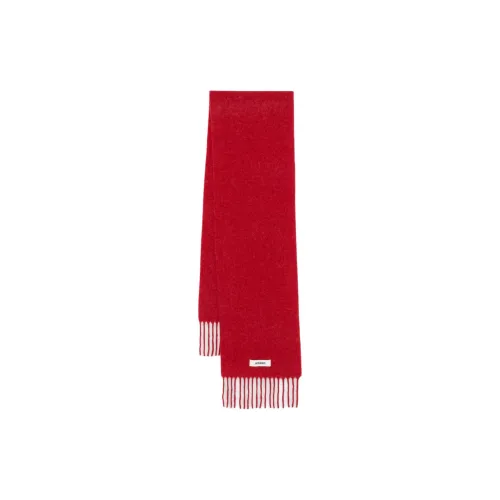 Jacquemus Mohair Вязаные Шарфы Женские Red