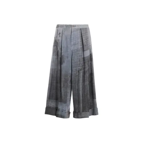 Yohji Yamamoto Y'S FW25 Передняя часть Tuck MACKIN Брюки Повседневные брюки Женские