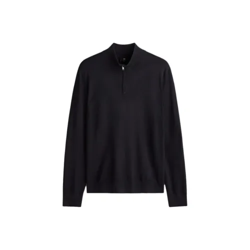 H M Морской Синий Мужской Трикотаж