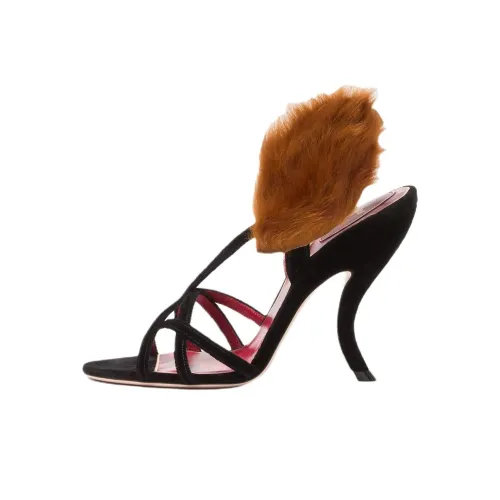 Valentino Fetishique One Ремень Сандалии 10,5 см Женские Черные