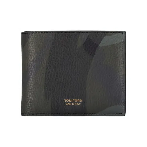 TOM FORD Кожа Кошелек Мужской Зеленый Многоцветный