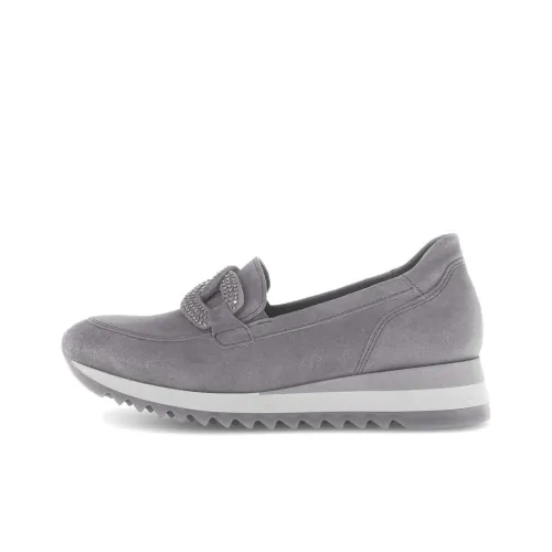 Gabor Модные Лоферы 4CM Женские Серые