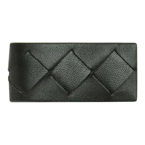 Bottega Veneta Money Clip из коровьей кожи кошелек держатель для карт мужской темно-зеленый