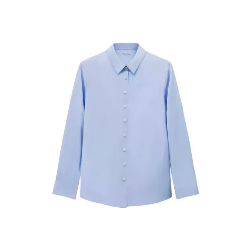 DEGRE ZERO Небесно-голубой Женские Рубашки