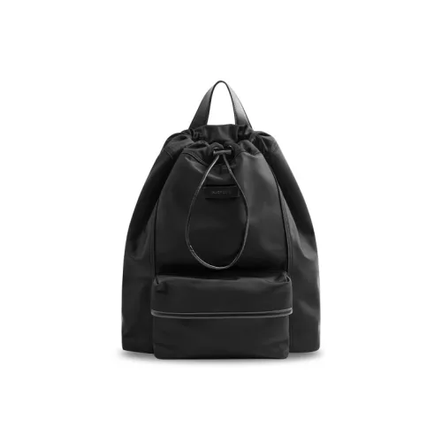 INJOYLIFE Нейлоновый рюкзак унисекс черного цвета