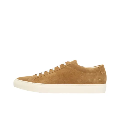 COMMON PROJECTS Achilles Low Скейтборд Кроссовки Мужские Желто-Коричневые