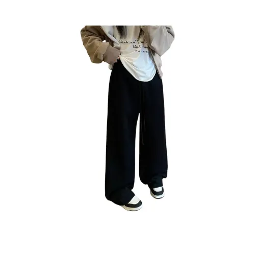 MUCCHIC Черные Женские Повседневные Штаны