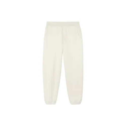 Loro Piana Вязаные Спортивные Штаны Мужские Кремово-Белые