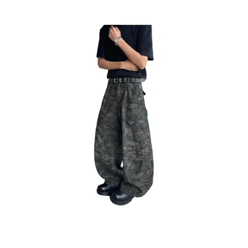 HIPHOPPUNKS Камуфляж Мужские Карго Брюки