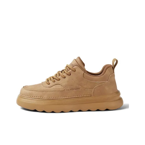 U.S. POLO ASSN. Противоскользящие и износостойкие кроссовки для скейтбординга с низким верхом увеличивающие высоту мужские