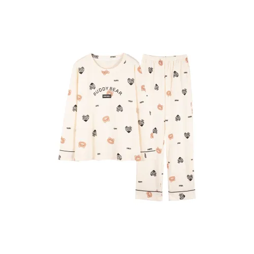Pretty lady Абрикос Женские Пижамные Комплекты
