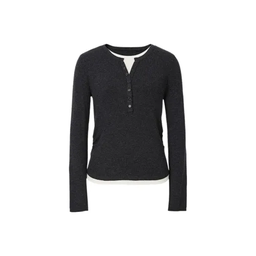 Hopeshow Темно-серый 080 Женская Трикотажная