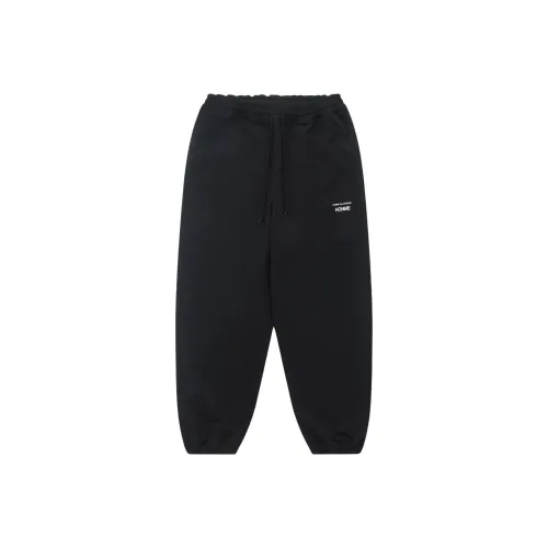 CDG Мужские Повседневные Брюки Черные