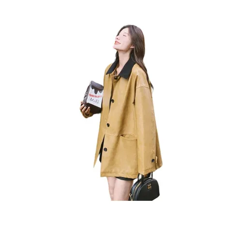 MEXICAN Хаки Женская тренч-куртка