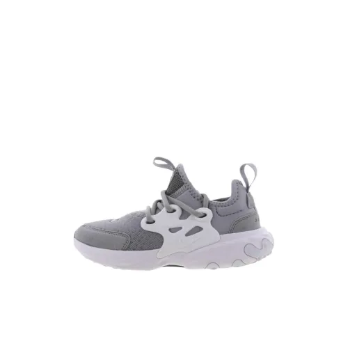 nike React Presto RT PRESTO React Противоскользящий Устойчивый к истиранию Низкий Топ Детский Лайфстайл Обувь Серый Детский