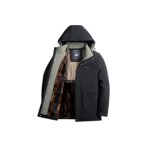 BLUELANDINC Хлопковый пуховик мужской