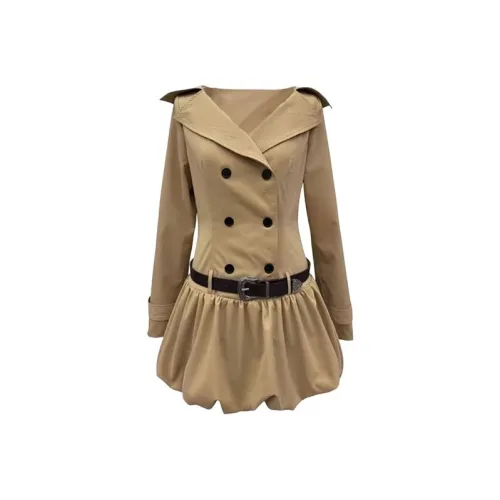 COVT Длинное платье с длинными рукавами женское