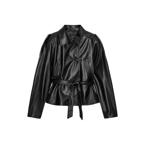 ZARA Черный Женский Тренч