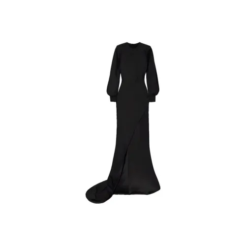 Valentino Длинное платье с длинными рукавами женское