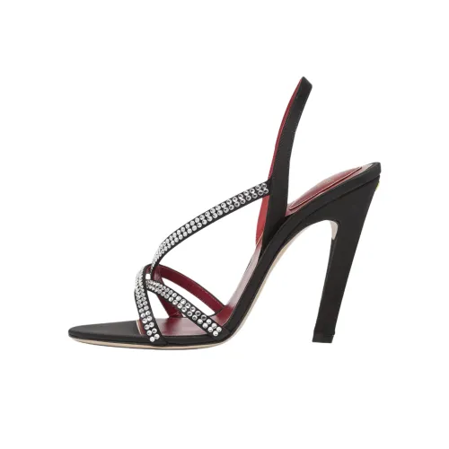 Valentino Garavani One Sandals Strap 10,5cm Women's Black Валиентино Гаравани One Сандалы Ремешок 10,5 см Женский Черный