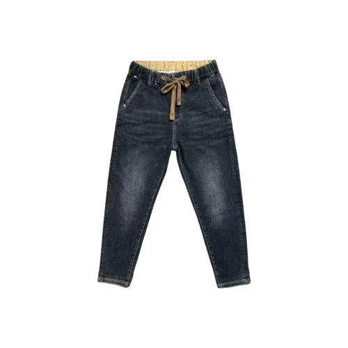 CAT'S PAW Синий Унисекс Джинсы