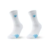 2 пачки носков без рисунка (белый с синим + белый с синим)