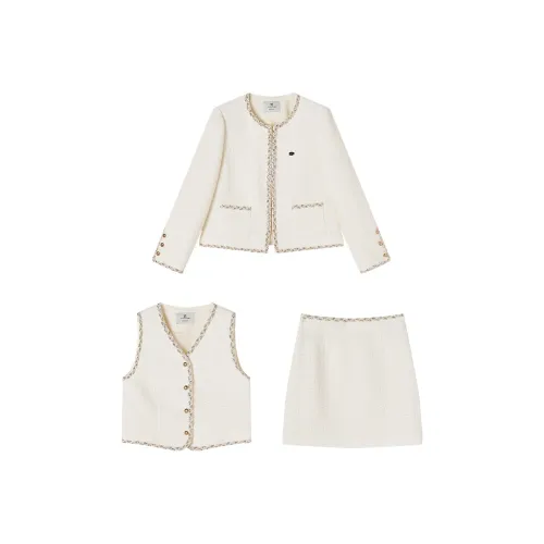 XIANGYING Цапельно-белый Женские Комплекты с юбкой